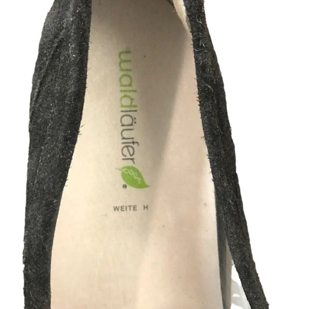 Black Suede Waldlaufer Helgi‎ Loafers 7.5-8